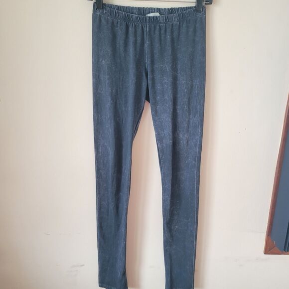 Chatoyant Mineral Wash Legging Blue Gray charcoal size S - Picture 3 of 6